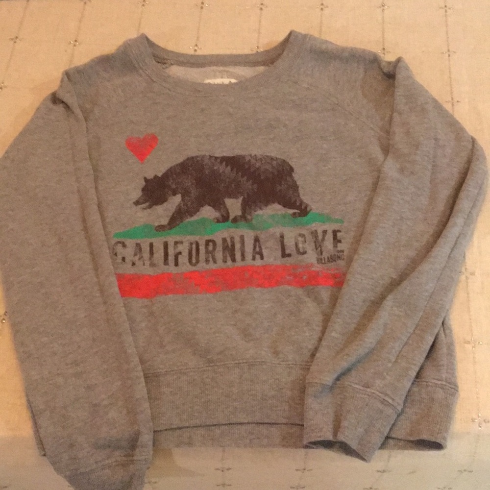 Crop California Billabong Sweatshirt